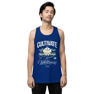 Cultivate Wellness at Peake - Men’s premium tank top
